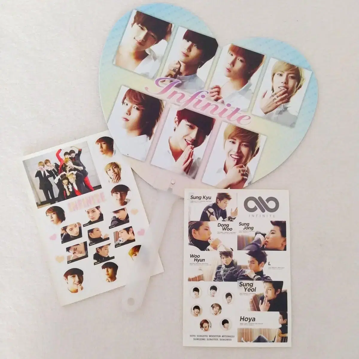 Infinite sticker Fan Set / Vintage Star Goods Photo poster Classic Phrases