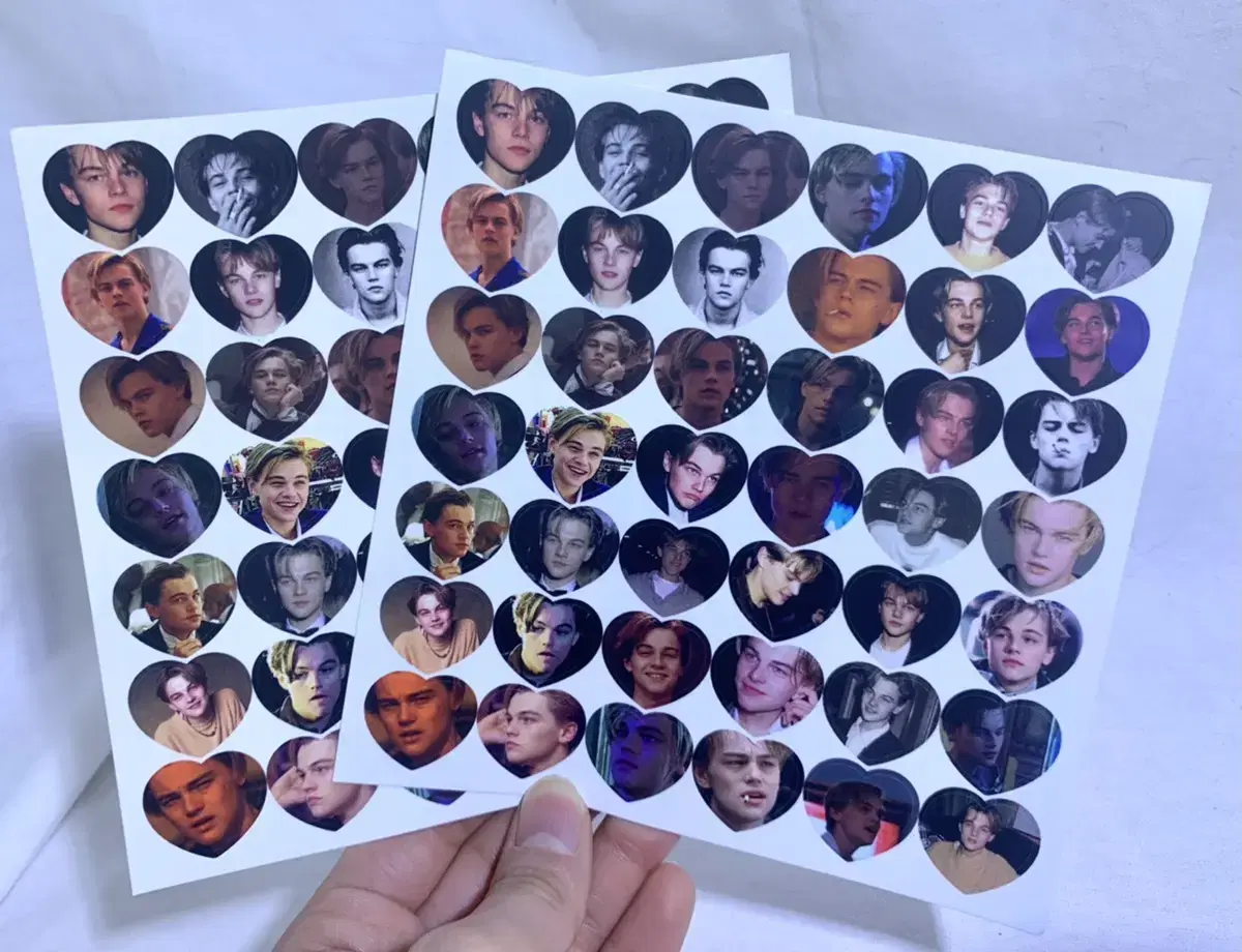 Sentimental heart stickers for your Daku Hankyu