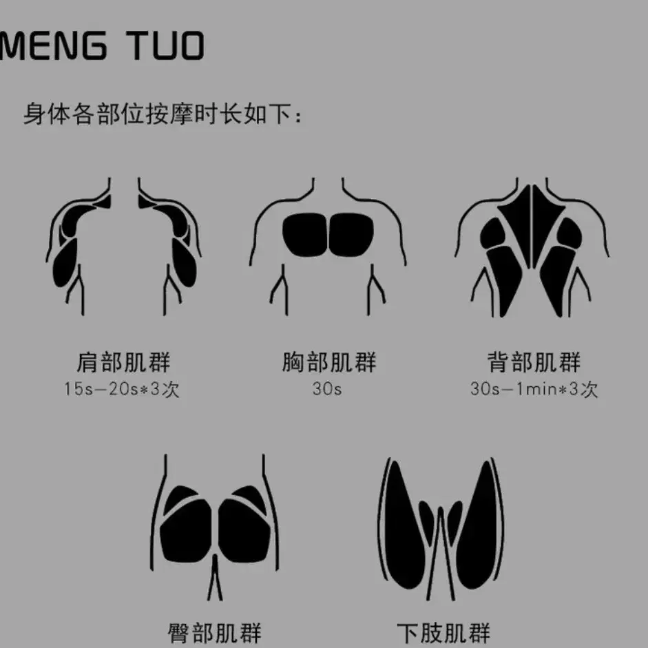 정품)휴대용 승모근 목,어깨,전신마사지건 뭉친근육풀기미개봉