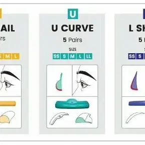 L 샤프 L컬속눈썹파마롯트세트 로만사 씨유엘 C스네일 U커브롯트