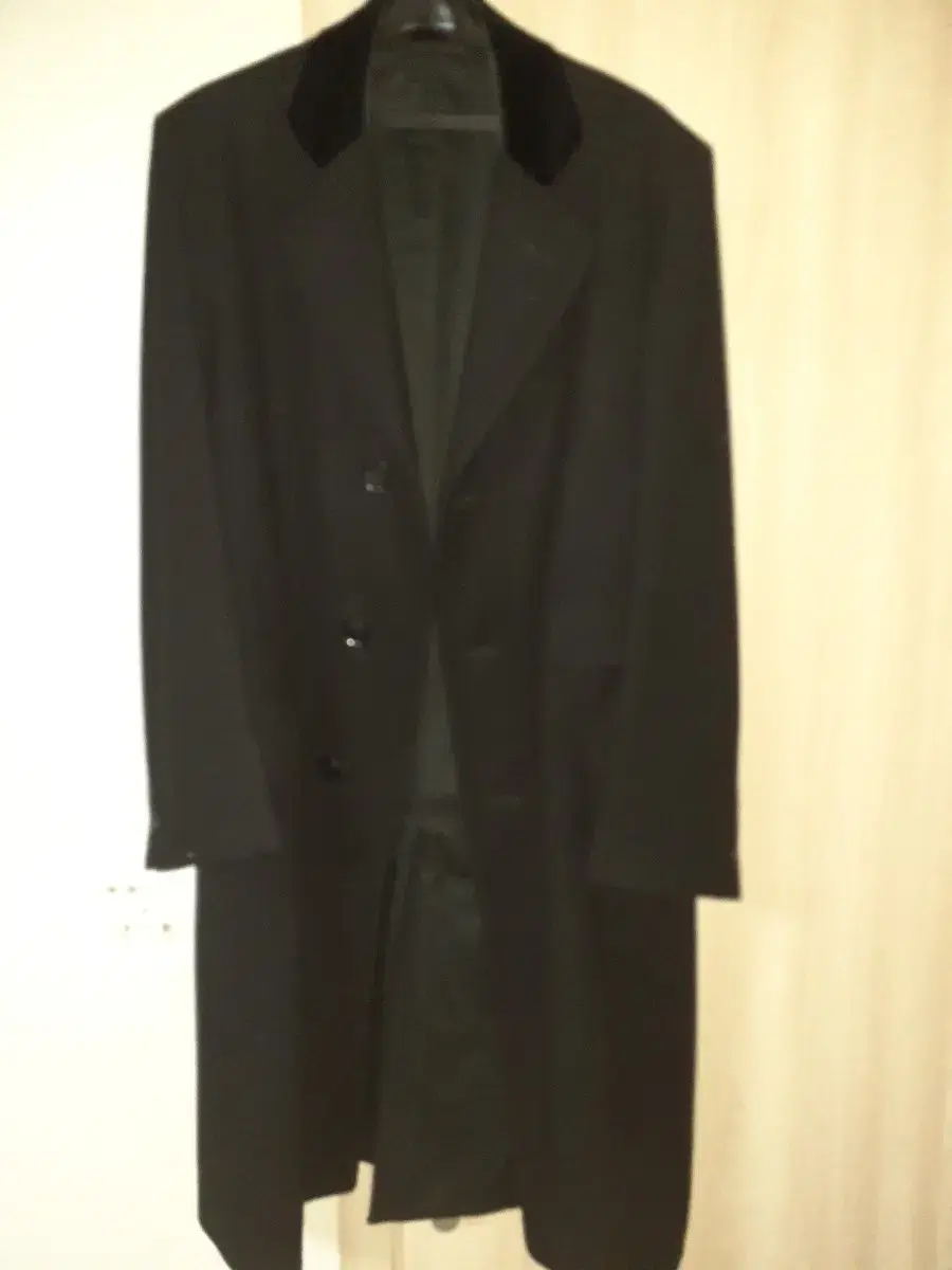 Black signature coat