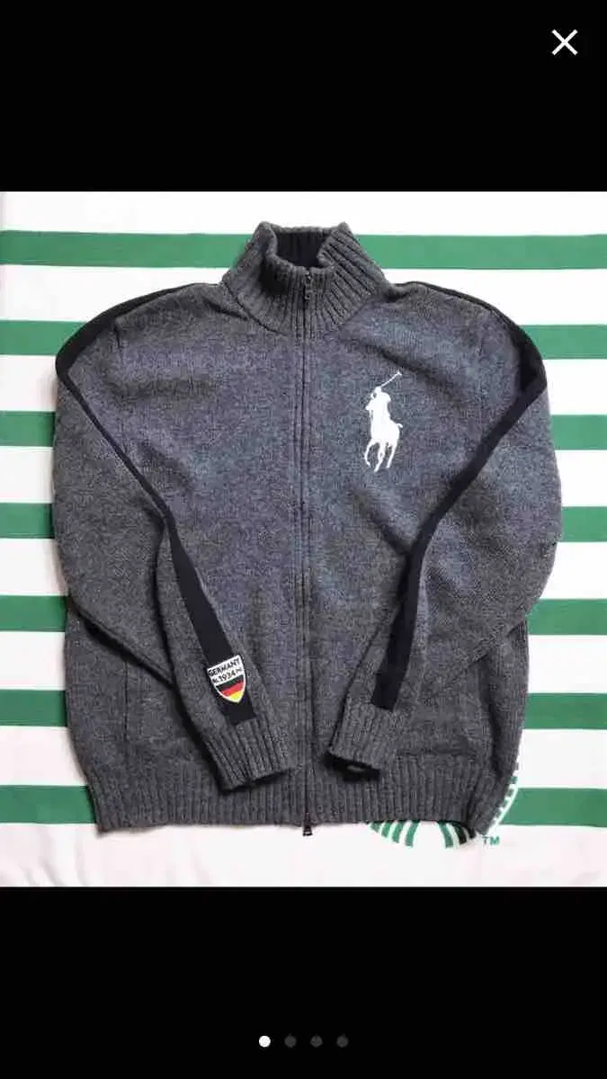 Polo Ralph Lauren Big Pony Knit Sweater Zip-Up XL(105-110)