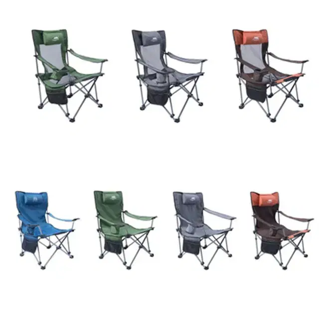 1+1 folding camping chair with adjustable backrest Fishing chair Head cushion