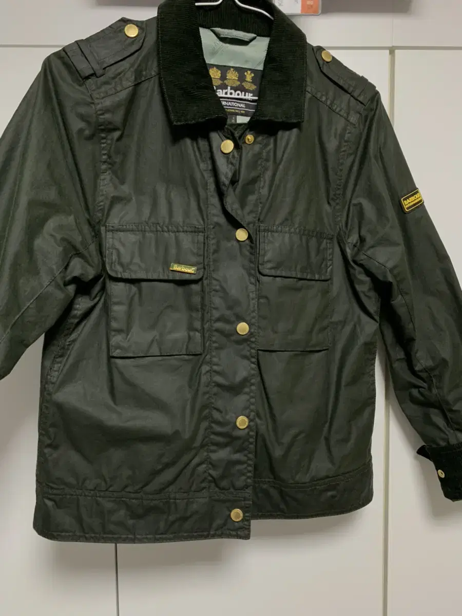 Barbour International Wax Jacket UK8 Khaki