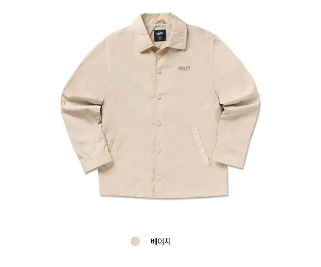 Spao Coach jacket windbreaker beige