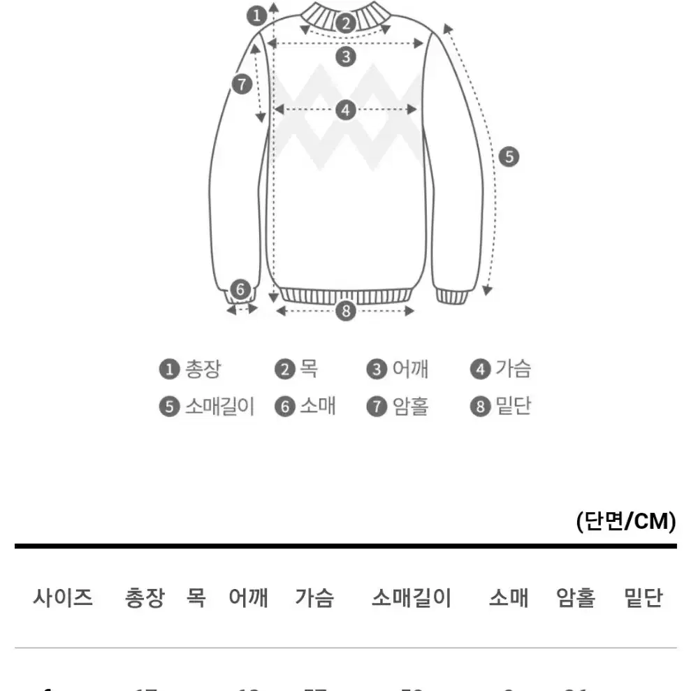 울 포근 니트 (새상품,오렌지색)