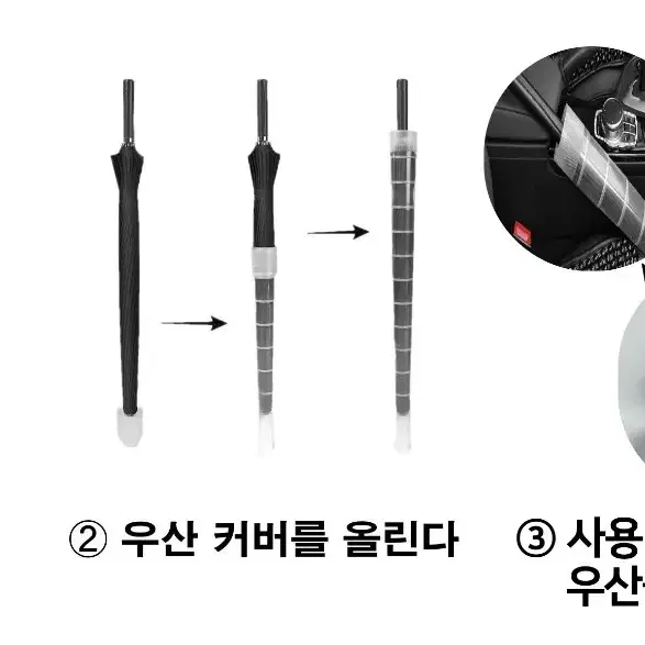 빗물받이 기능성 우산 자동