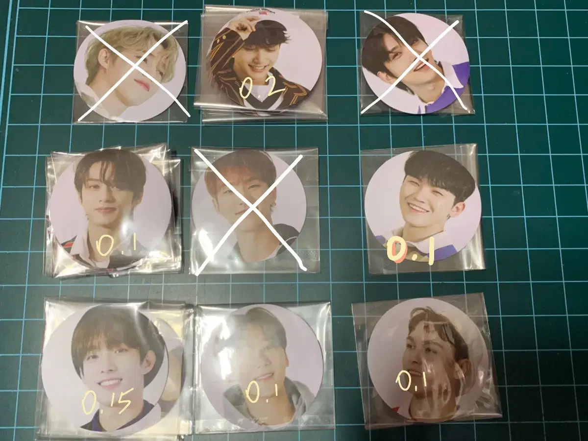 seventeen semi colon circular photocard