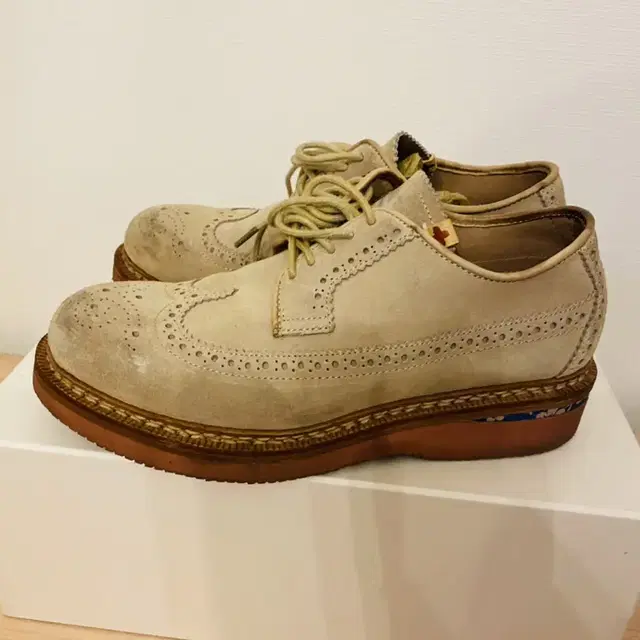 (비즈빔)Visvim Petrican WT-Folk Sand Size 8