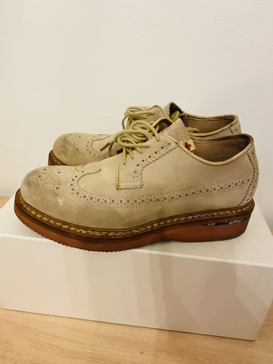 (비즈빔)Visvim Petrican WT-Folk Sand Size 8