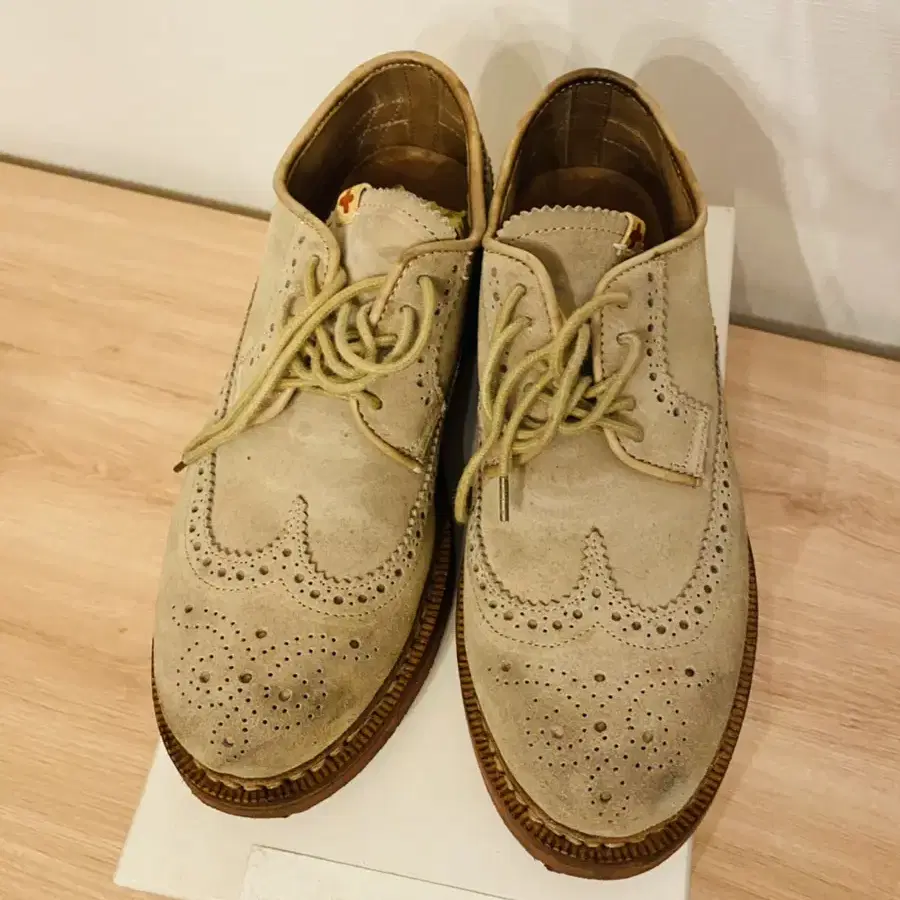 (비즈빔)Visvim Petrican WT-Folk Sand Size 8