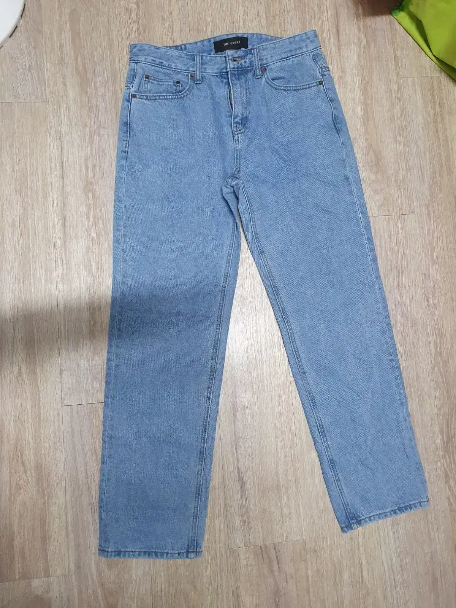 I'm selling wide jeans from MPLY Ground Young Cheong. Size M.