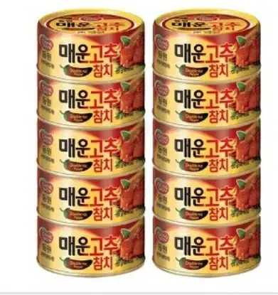 동원 매운고추참치 10캔 100g 무료배송 동원참치 참치 고추참치