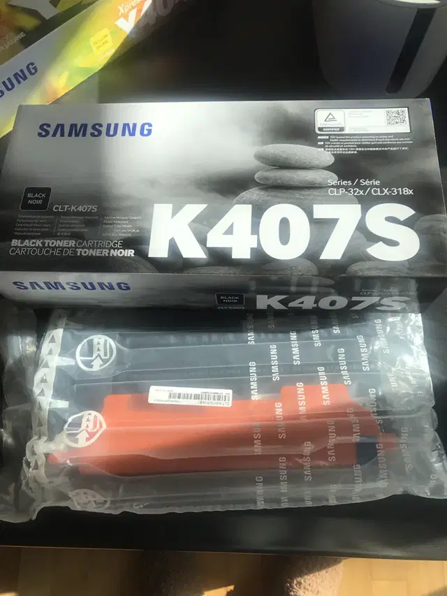 삼성프린터 검정 토너 K407s 새거