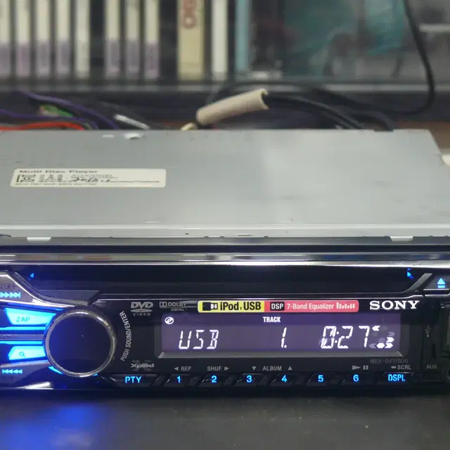 소니MX-DV1700U  DVD  CD  USB  AUX  RADIO