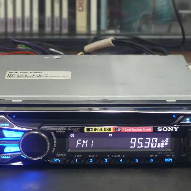 소니MX-DV1700U  DVD  CD  USB  AUX  RADIO