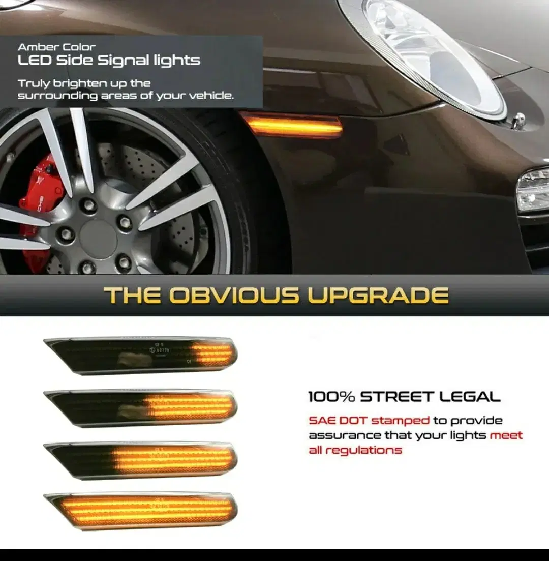 porsche led 휀다등