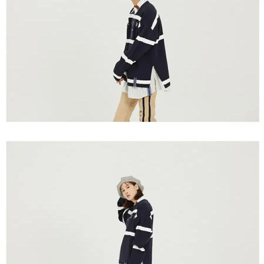 로맨틱 크라운 Round Neck Cable Knit_navy