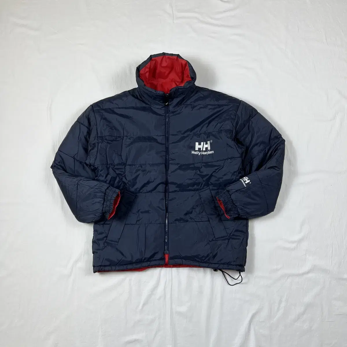 90s 헬리한센 helly hansen 스펠아웃 리버시블 덕다운 패딩자켓