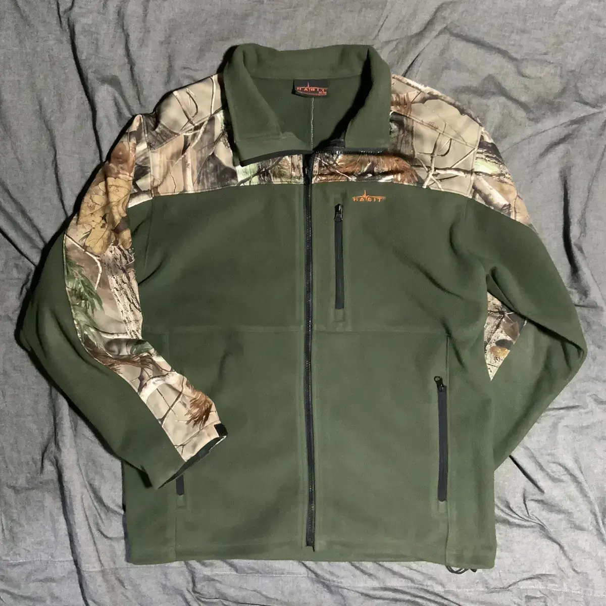 HABIT Realtree Zip-Up Fleece Jacket Sz M