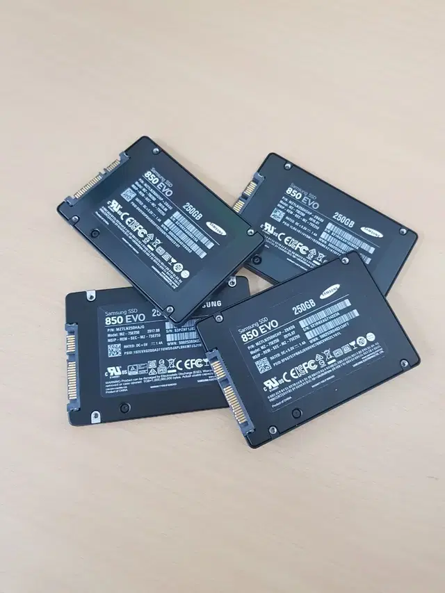 삼성 850 EVO 250GB 데스크탑용 SSD 노트북용 SSD 중고