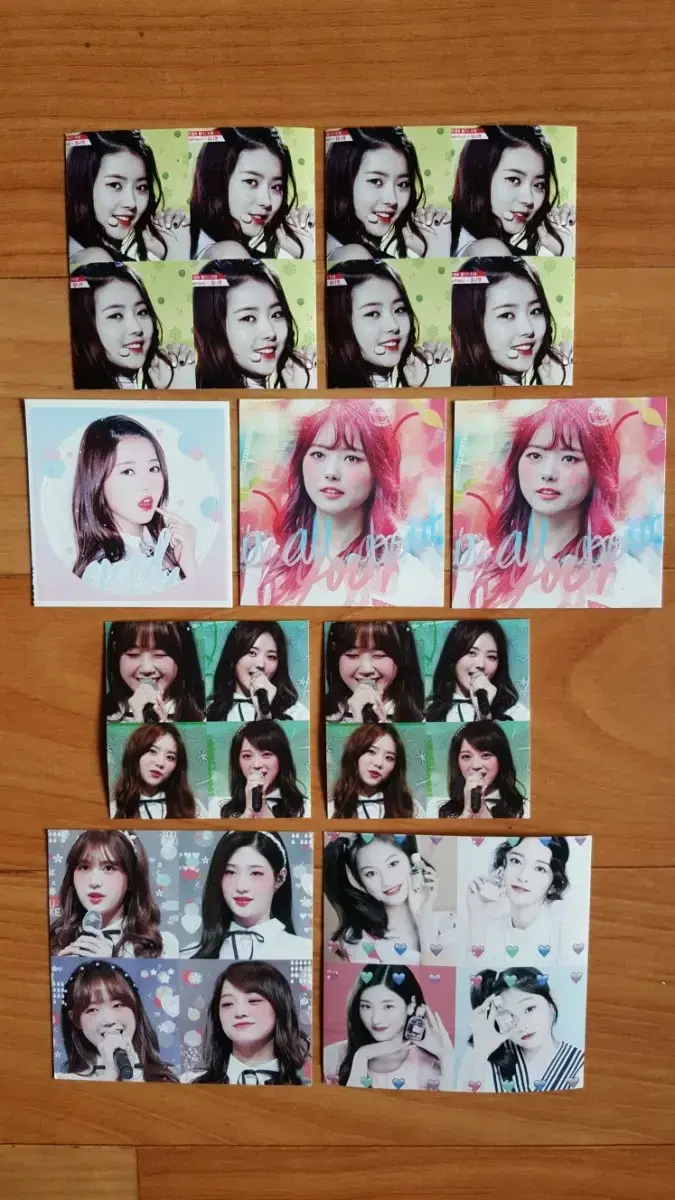 2.i.o.i photo card and sticker etc.