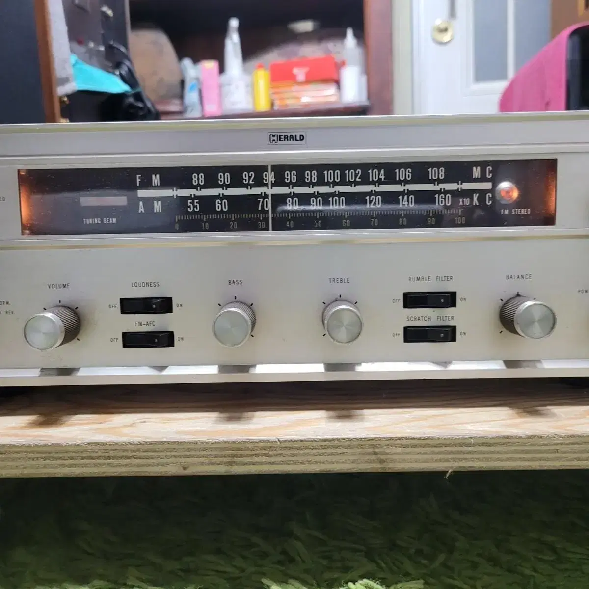 해랄드 진공관 리시버ra-40a HERALD