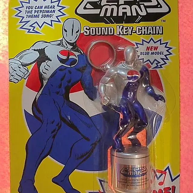Pepsi Man PEPSI MAN Pepsi Man Sound Keychain #펩시맨