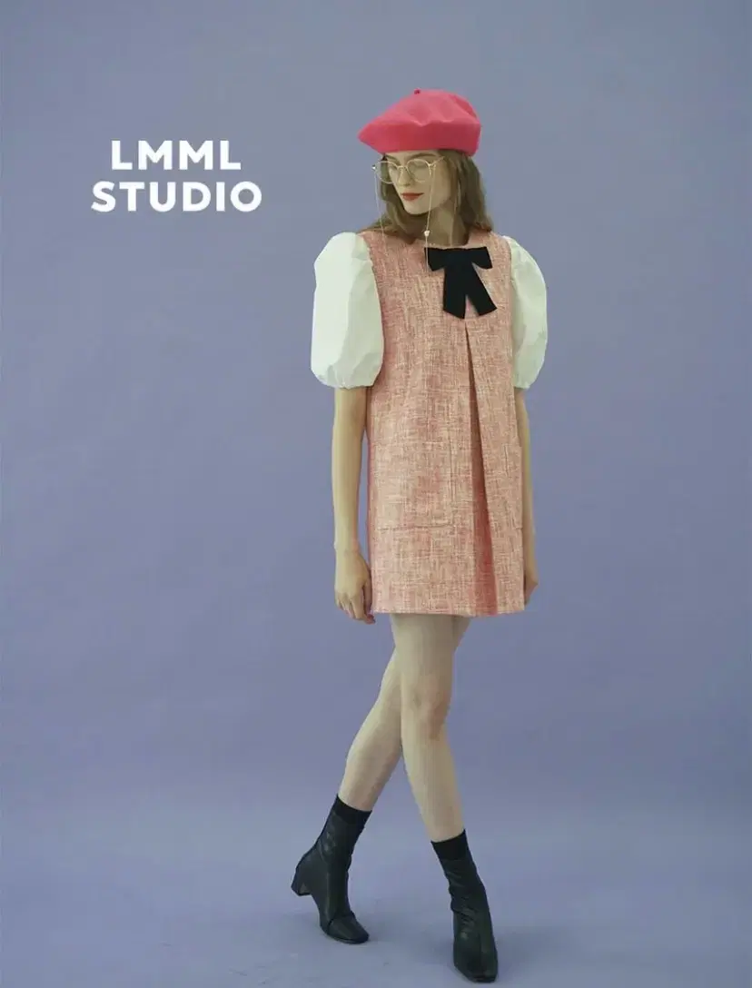 [lmml] Tweed ribbon balloon dress