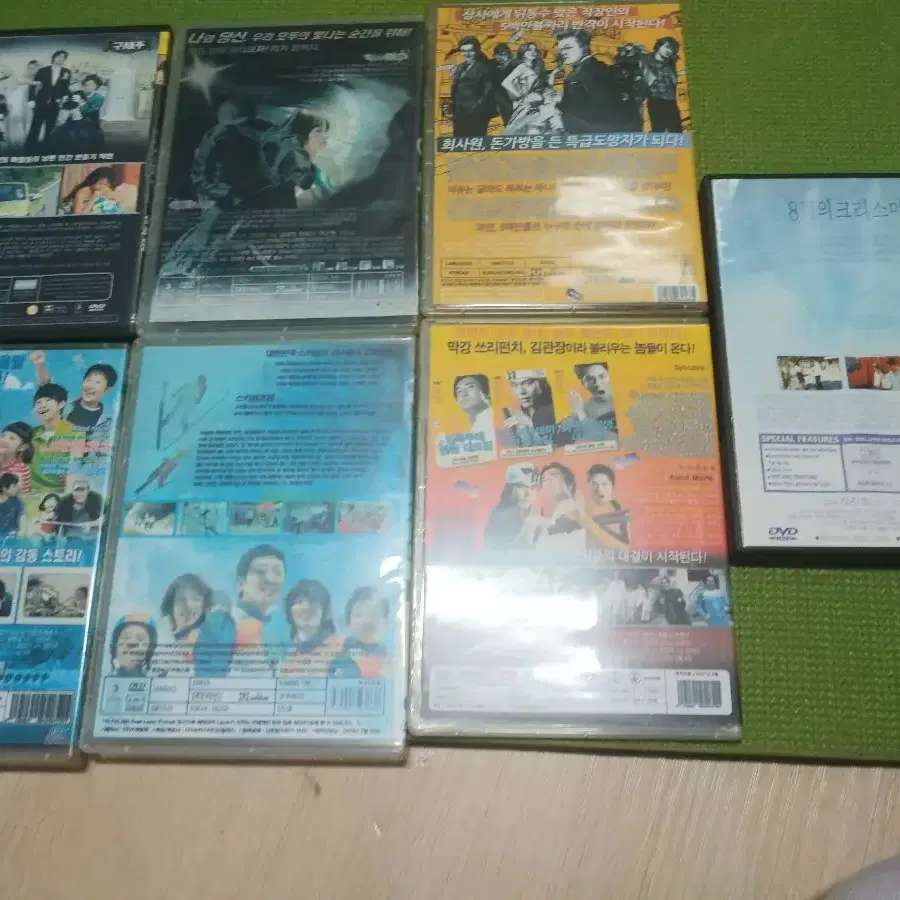 택포) 한국영화DVD CD 6편 코믹+감동 저렴하게드립니다..