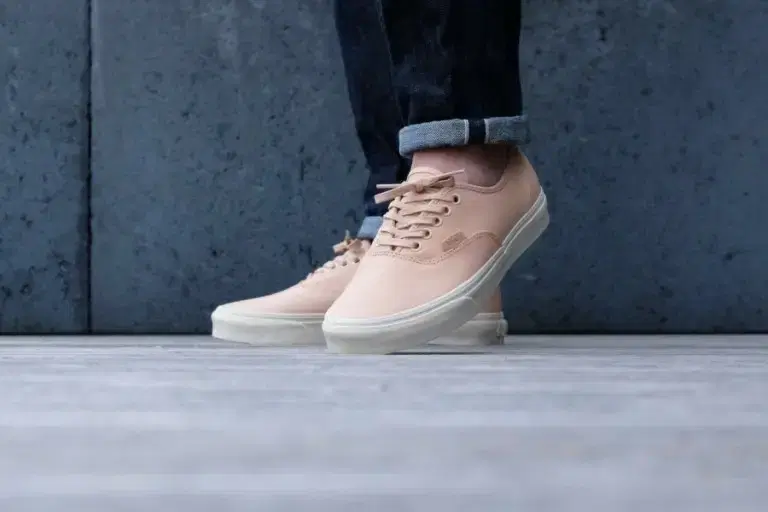 Vans 베지 탄 레더 어센틱 dx 반더스킴 260