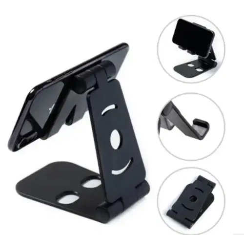 Foldable mini smartphone holder