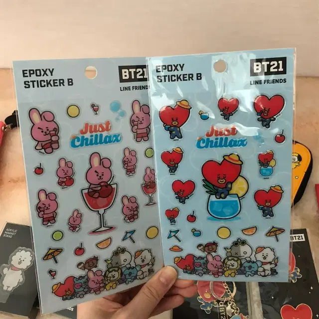 BT21 스티커(쿠키,타타)