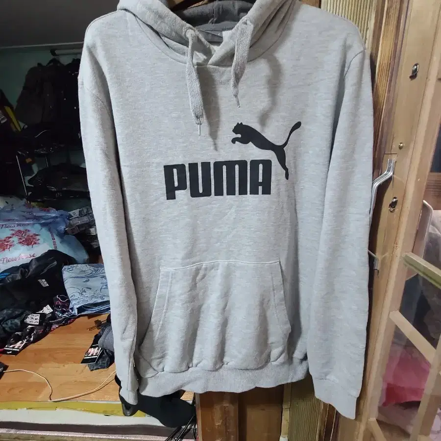 (100,L) PUMA 퓨마 후드티셔츠 !