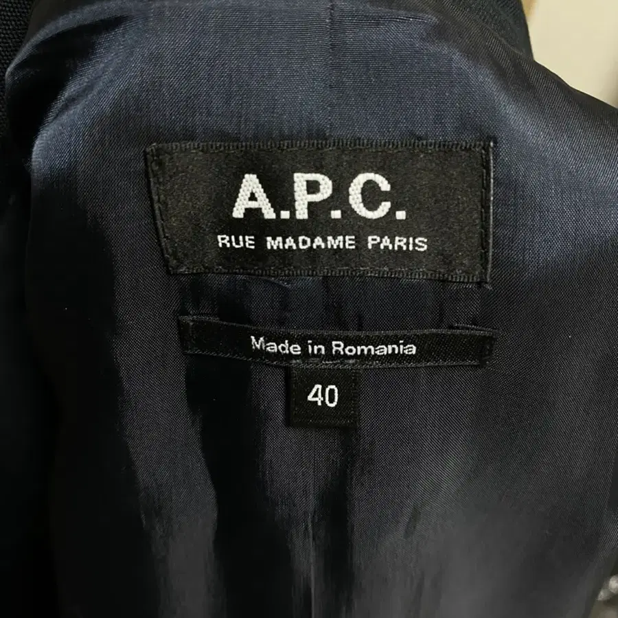 A.P.C 아페쎄 코튼자켓(코트)네이비