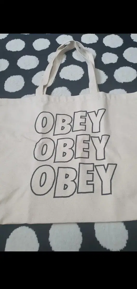 OBEY  에코백