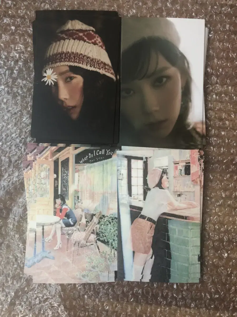 taeyeon what do i call you postcard,photocard