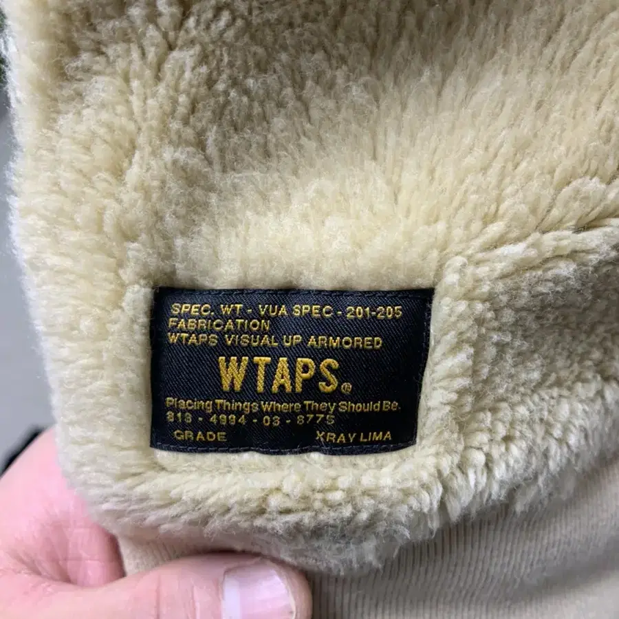 wtaps 그리즐리 스웻셔츠