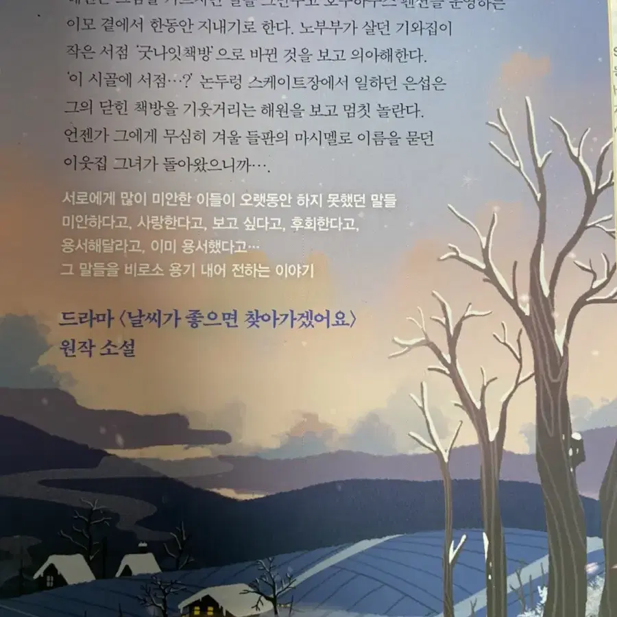 날씨가 좋으면 찾아가겠어요 원작 소설