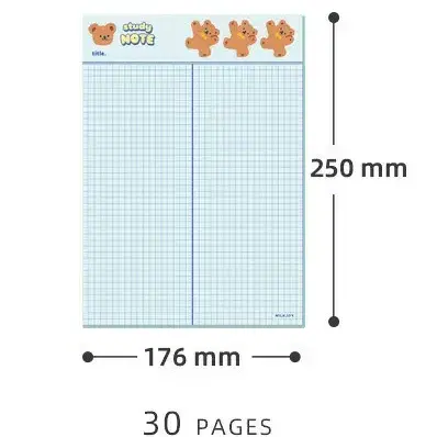 케이크베어 떡메노트 b5 30매