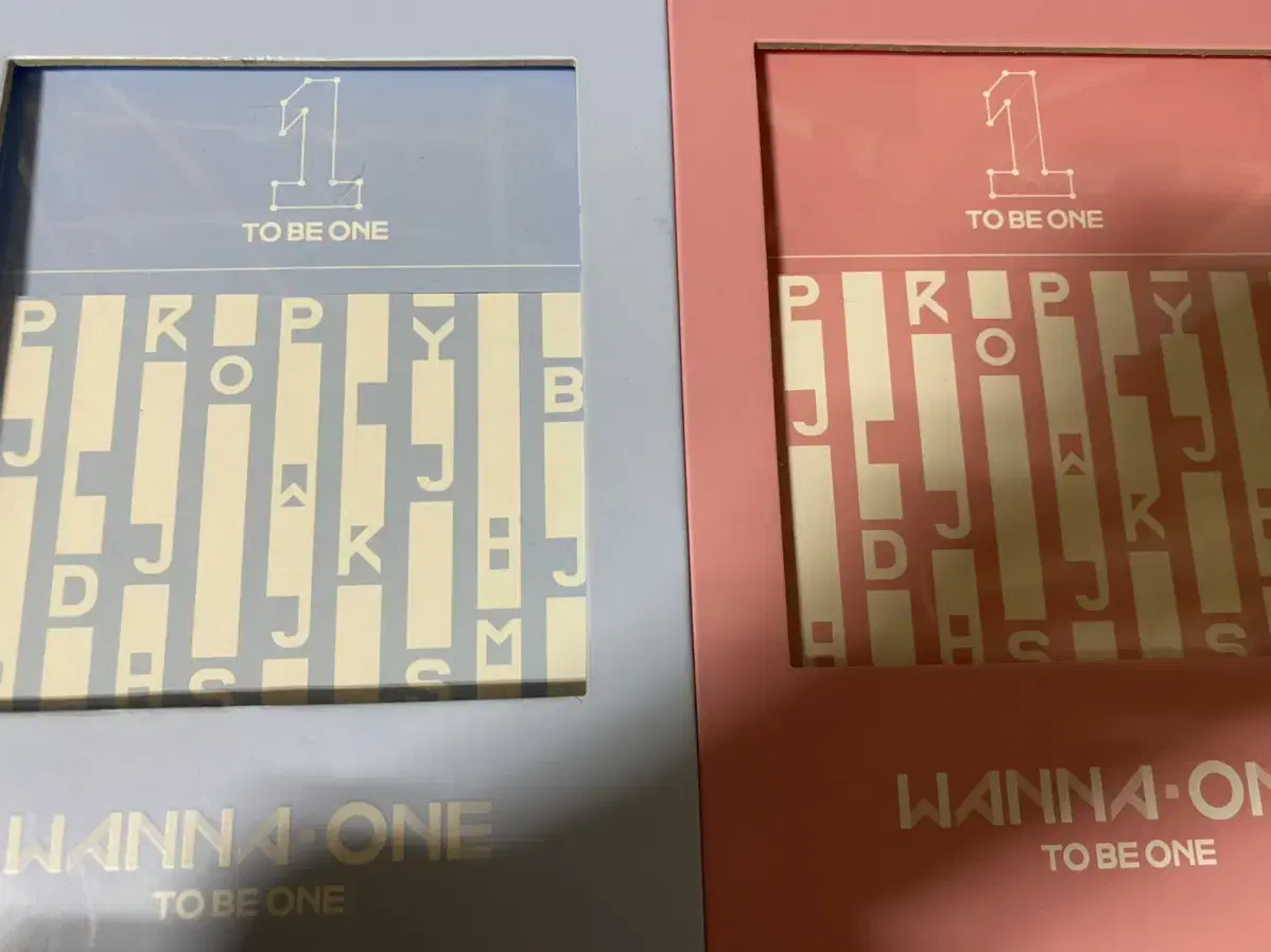 Wanna One to Be One album Pink + bloo Set