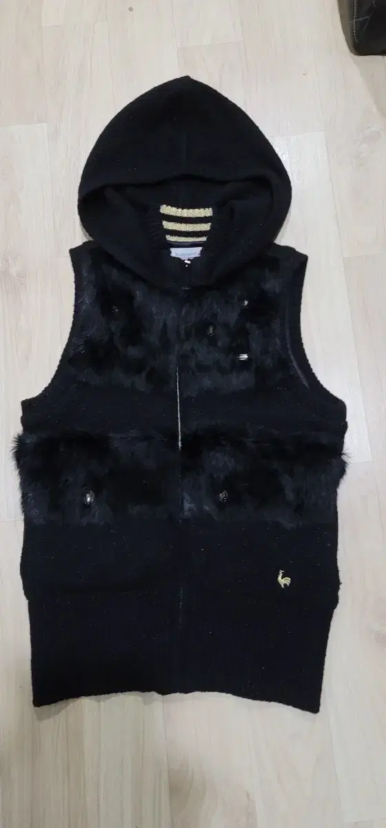 Le Coq Golf Rabbit Fur Vest S