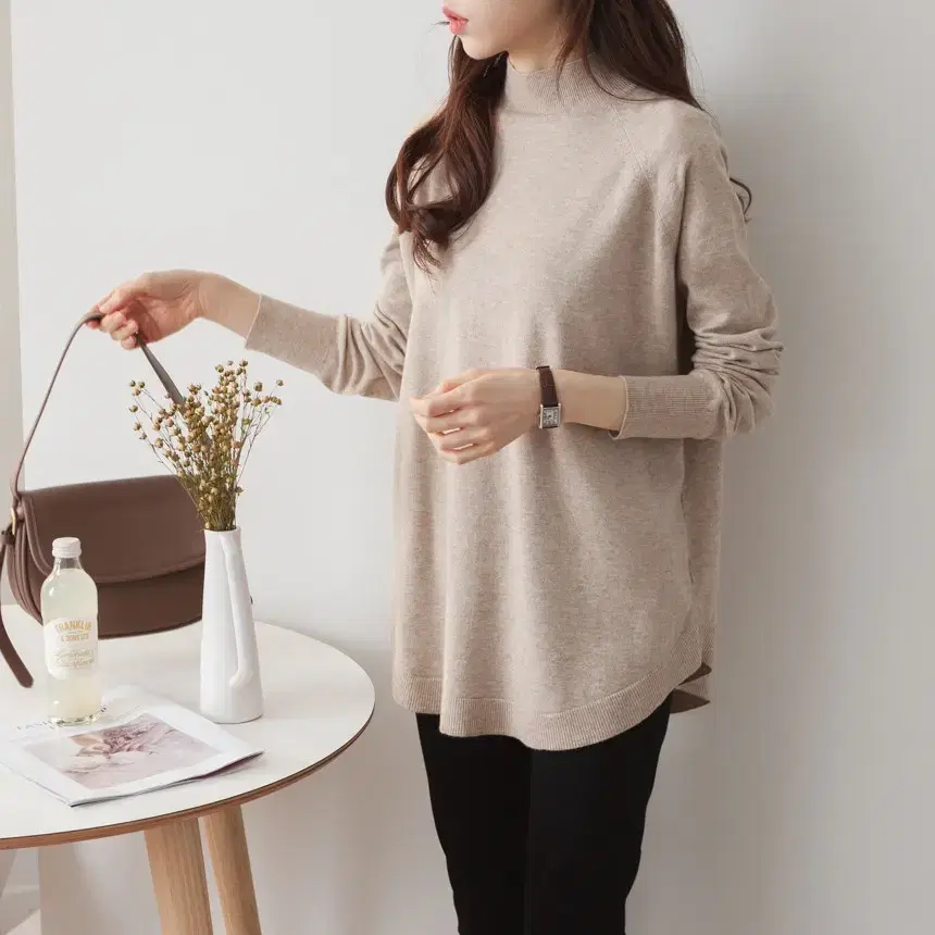 Loose-fit Vahn-pola long knit