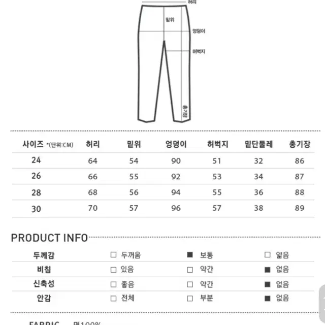 [28]미쏘 9부 일자바지 핏예뻐요!