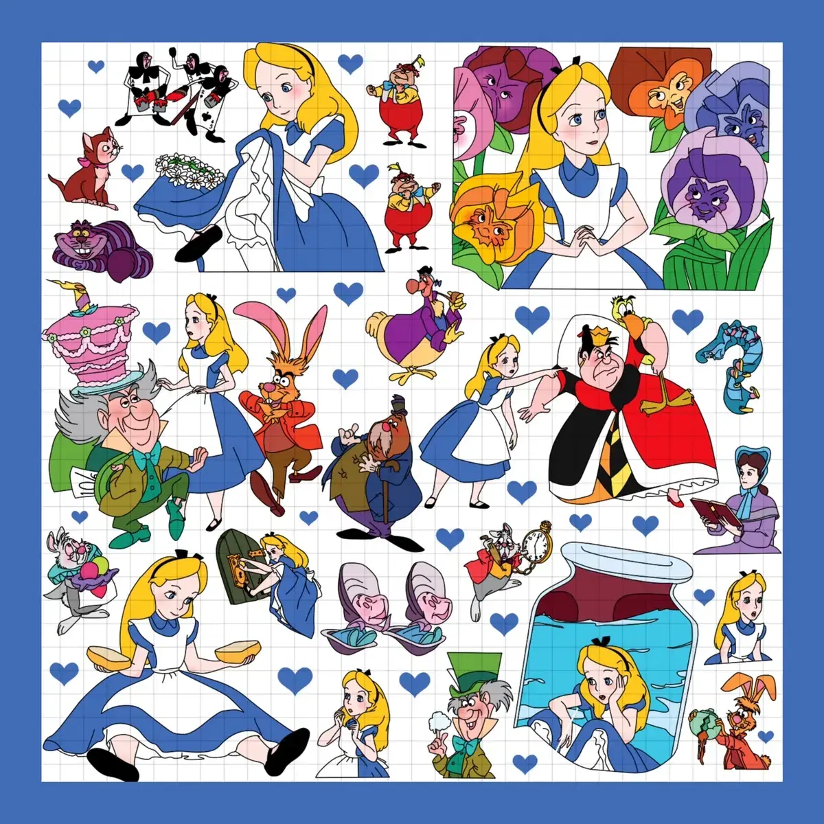 [ Wonderland alice ] DisneyIns (Transparent CharacterIns, AnimeIns, Disposal)