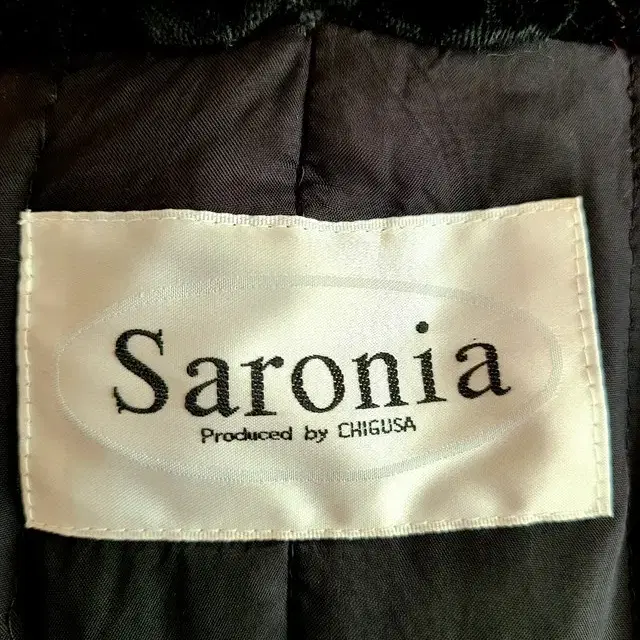 SARONIA 수입 벨벳 반코트