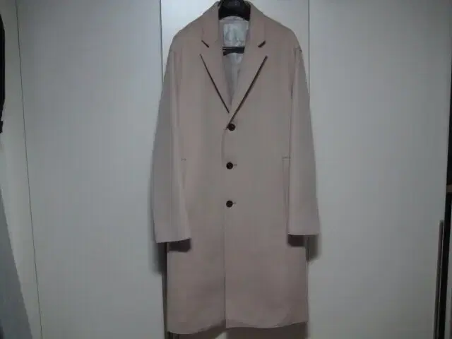 (size 100) Time Homme / Cashmere Blend Decoupage Single Coat