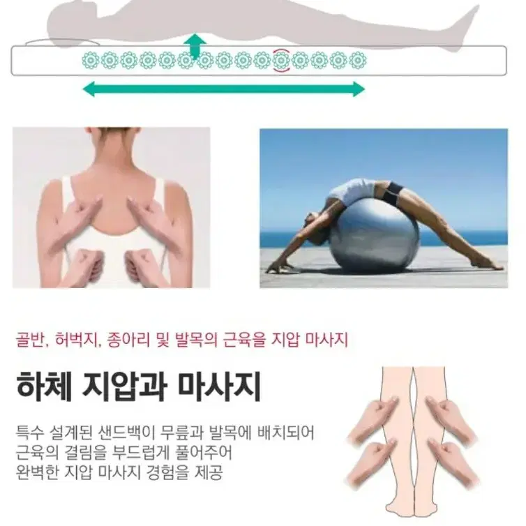 전시지압 맛사지기  스트레칭 맛사지