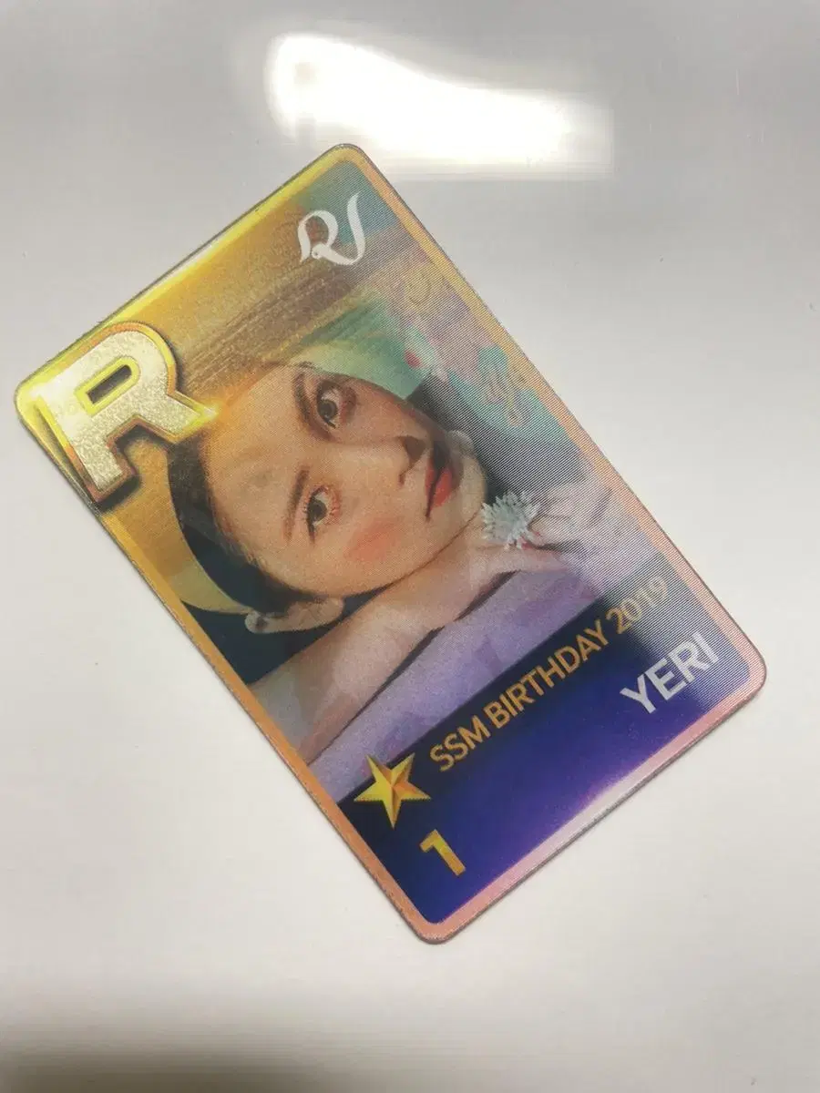 Red Velvet Schm Holka hologram photocard Sells photo kards