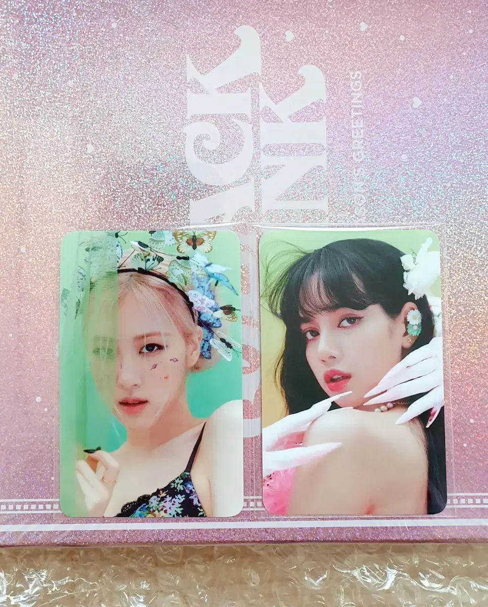 Black Pink 2021 Season's Greetings Keta pre-order benefit photocard Wts!